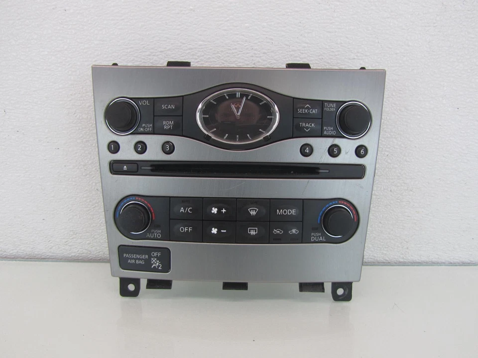 11-12 INFINITI G25 Calor A/A AC Radio Climatizador Panel Doble Zona 25391-1BU8A Foto 1 de 4