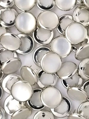 SIZE 20 - 1/2" PEARL STYLE GRIPPER SNAPS, 10 SETS, FREE SHIPPING USA - Image 1 of 4