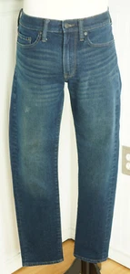 GAP Mens Slim Taper All Temp Jeans Dark Indigo Stretch 31X30 (Actual 32X29)* - Picture 1 of 4