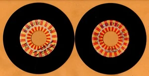2 discos de vinilo Tommy James & The Shondells 45 RPM (canción de amor carmesí y trébol) - Imagen 1 de 2