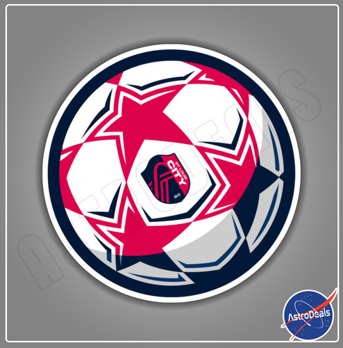 St. Louis City SC MLS Soccer Football Logo Sticker Decal *Size: 3
