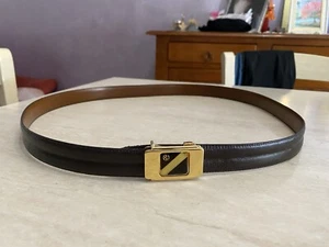 Splendida cintura Carlo Filipponi di vitello lama colore nero anni 80 vintage - Picture 1 of 8