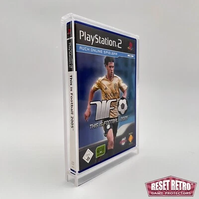 RESET RETRO Acryl Case passend für Playstation 2 PS2 UV-Schutz Hülle Box game protectors