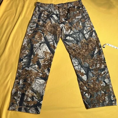 Vintage Real Work Jeans Men 42x32 Evasions Tree Leaf Camo Hunting Cargo Straight - Image 1 of 4