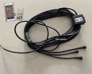 Parts: JHB 3Way App Remote CHASING FLOW Wheel Underglow Lights Controller Wiring - Foto 1 di 4