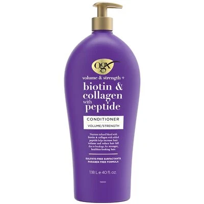 OGX Volume & Strength + Biotin & Collagen Conditioner (40 Fluid Ounce) - Image 1 of 2