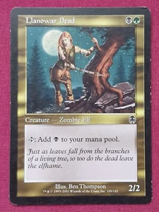Magic The Gathering APOCALYPSE LLANOWAR DEAD black/green card MTG - Picture 1 of 2