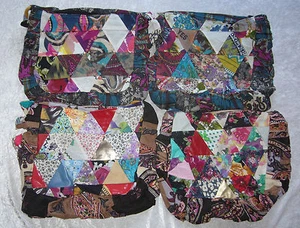 Bolso bandolera Hippy Boho Vintage PATCHWORK hecho a mano bolso de hombro cadera - Imagen 1 de 32