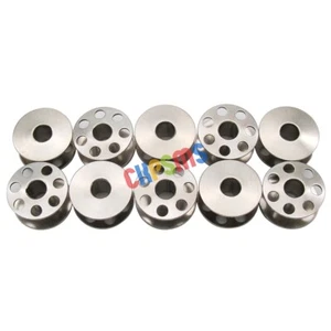 #503855 10 STCK. NEUE METALLSPULEN passend für ELNA 58 59 62 65 66 NÄHMASCHINE - Bild 1 von 4