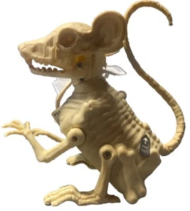 Halloween Animated LED Skeleton Rat 7.5” ~ Spooky Village ~ WATCH VIDEO ~ New - Picture 1 of 2