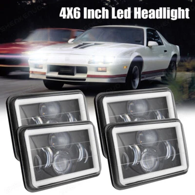 4 peças 4x6"" faróis de LED H4 para 2003-2009 Chevrolet C4500 C5500 C7500 Kodiak - Imagem 1 de 4