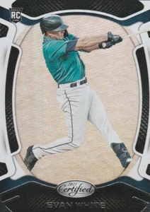 2021 Panini Chronicles Certified Base #30 Evan White Mariners - Picture 1 of 2