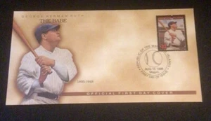 Babe Ruth 1st Day Cover Marshall Islands August 16 1998 - Picture 1 of 3