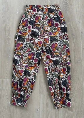 Rhode Pants Joggers Floral Colorful Cotton Boho Beach Sz XS - Image 1 of 4