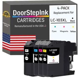 DoorStepInk kompatible Tintenpatronen für Brother LC103 BM Y 4 PK-USA - Bild 1 von 5