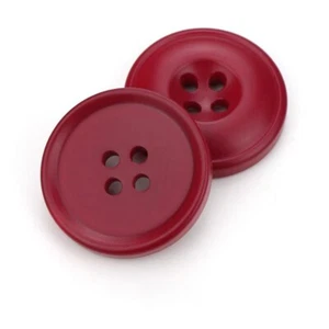 50pcs Round 4-Hole Resin Button Sewing Buttons Craft Cloth Decor DIY 15-30mm - Picture 1 of 15