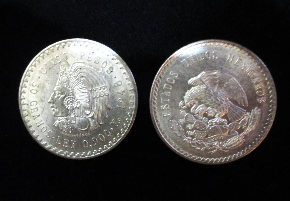 メキシコ　5ペソ硬貨　1948 【NGC MS64】　世界 メキシコ 5ペソ硬貨 1948 【NGC MS64】 世界コイン 【公式通販】