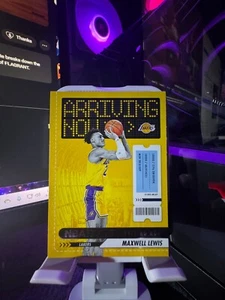 2023-24 HOOPS ARRIVING NOW MAXWELL LEWIS RC LOS ANGELES LAKERS #14 - Picture 1 of 2