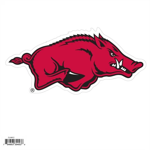 Arkansas Razorbacks 8" Magnet Outdoor Rated Vinyl Auto Fridge NCAA College Team Cover