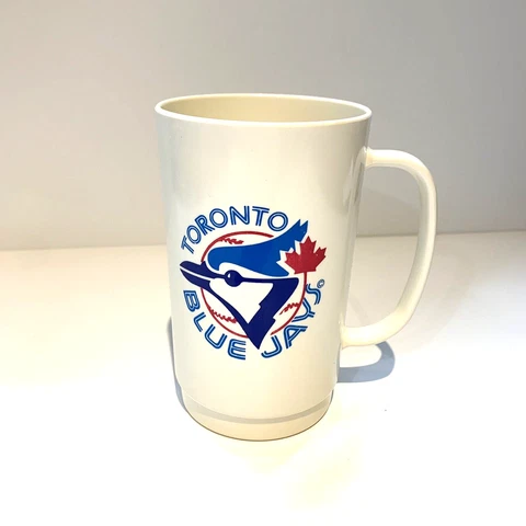 MLB Toronto Blue Jays Baseball Plastic Mug Mountain Blend Coffee Vintage Cover