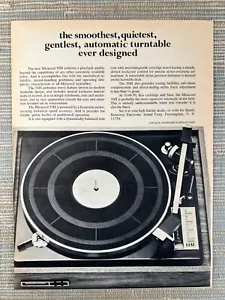 ELAC Miracord 50H Giradischi Automatico Benjamin Elettrico 1967 Pubblicità Stampa Vintage - Foto 1 di 1