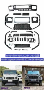 W465 Style Unpaint Front Bumper+Grill For MERCEDES Benz G Class W464 2019-2023 - Bild 1 von 9