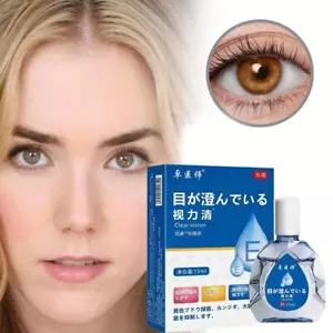 Clear Vision Eye Drops,15ml Relieve Dryness Redness Fatigue Itching Eye Drops~ - Bild 1 von 12