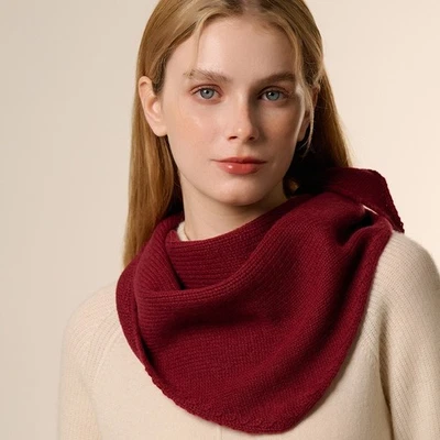 Sallys Boutique Cashmere Wool Shawl Plain Knitted Scarf Collar Necktie 110*40cm - Image 1 of 4