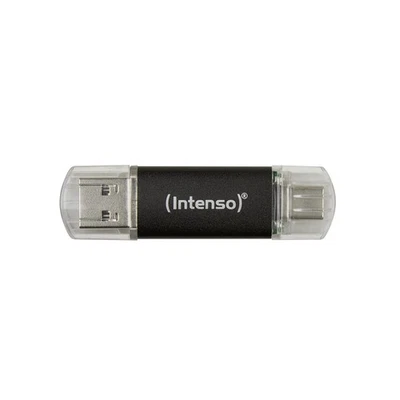 Intenso Twist Line 32 GB Dual USB Stick 3.2 Gen 1x1, USB-C & USB-A, 70MB/s, Anth - Image 1 of 4