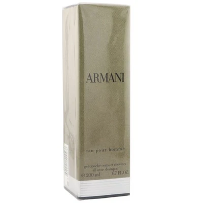 Giorgio Armani Eau Pour Homme 200ml Shower Gel All Over Shampoo - Image 1 of 3