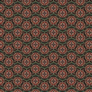 Elegant Estate Fabric Marcus Floral Vines Judie Rothermel By the Yard  - Picture 1 of 2