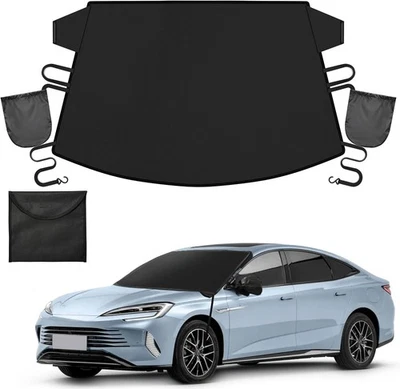 Чехол на лобовое стекло для льда и снега сверхпрочный 600D оксфордская ткань магнитные ветровки - Изображение 1 из 4