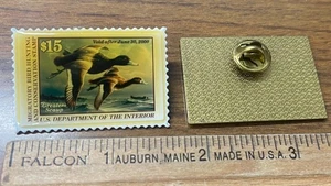 1999 Federal Migratory Bird Hunting Conservation Duck Stamp Pin - Picture 1 of 1