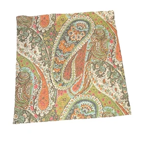 Pottery Barn ZIA Paisley Print 24" Two Pillow Covers Boho Beach House - Picture 1 of 17