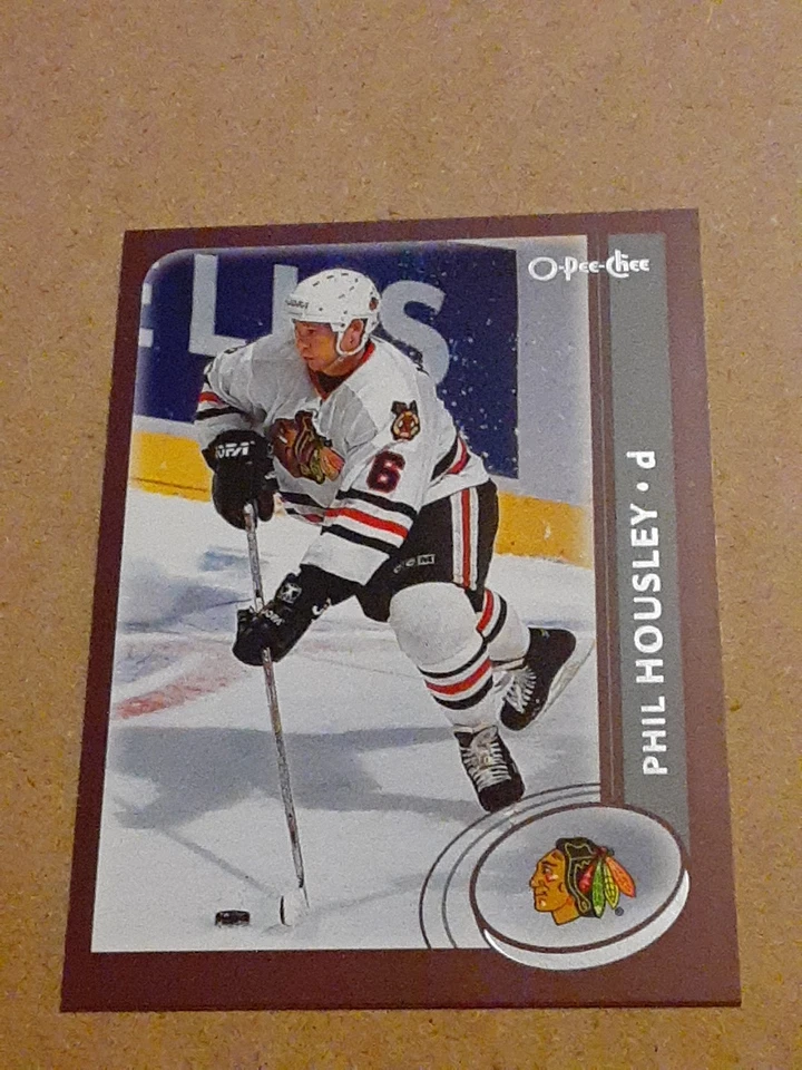 Phil Housley Chicago Blackhawks 2002-03 O-Pee-Chee #262 NHL Hockey Card OPC 6 D - Image 1 of 4