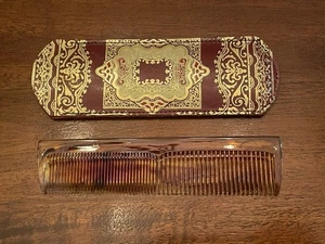 Vintage Kammhülle mit Kamm  - Bild 1 von 4