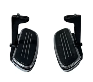 Genuine Harley Davidson Passenger Floorboards w/Brackets Harley Street Glide - Foto 1 di 11