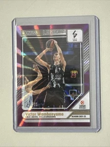 2024-25 Donruss Euroleague Victor Wembanyama Purple Holo Laser /99  - Bild 1 von 2