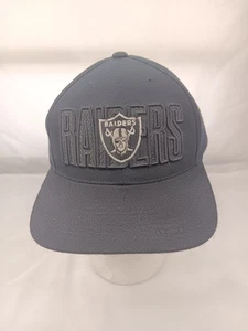 De colección Raiders American Needle 80% Acrílico/Lana Snapback Sombrero Negro *Leer Desc* - Imagen 1 de 11