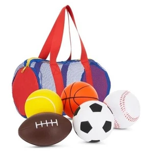 Set of 5 Foam Balls for Kids Toddler Sports Balls for Babies and Toddlers 1-3 - Picture 1 of 7