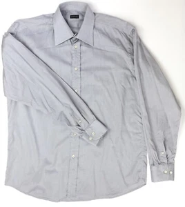 Camisa gris Valentino Roma para hombre manga larga talla 17/43 - Imagen 1 de 9