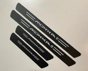 MOKKA e MK2 DECALS (2020-2024) CARBON VINYL FILM DECALS - DOOR SILL PROTECTORS - Picture 1 of 3