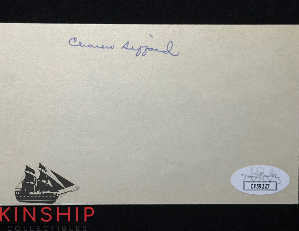 Charlie Sifford signed 3x5 Index Card JSA COA PGA Golf Auto I72 - Image 1 of 1