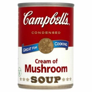 Campbell's Condensed Cream of Mushroom Soup 295g (Pack of 4) - Picture 1 of 1