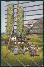 Belluno Cortina d'Ampezzo Costumi cartolina QT1243