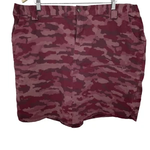 Gonna corta da giardinaggio Duluth Trading Rootstock viola rossa mimetica taglie forti 20 W - Foto 1 di 10