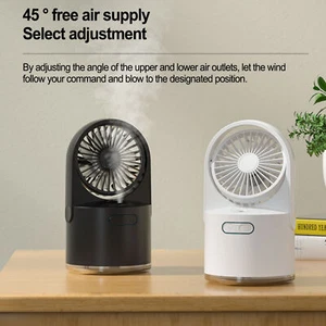 Portable USB Desk Fan Personal Small air Cooler Cooling Mini Fan Humidifier - Picture 1 of 13