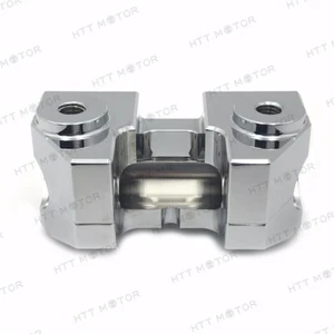 Handlebar Risers True 1 1/4" diameter Bars For 1997 & Up Harley Road King Chrome - Bild 1 von 8