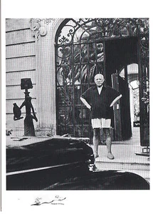 Tarjeta de arte / fotografía - Pablo Picasso "La Californie" Cannes 1956 - Imagen 1 de 1