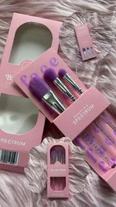 Spectrum Makeup X 3 Brushes Set Concealer Foundation Eyeshadow Brush Club £30RP - Picture 1 of 6